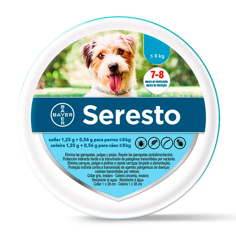 Collar antiparasitario Seresto perro